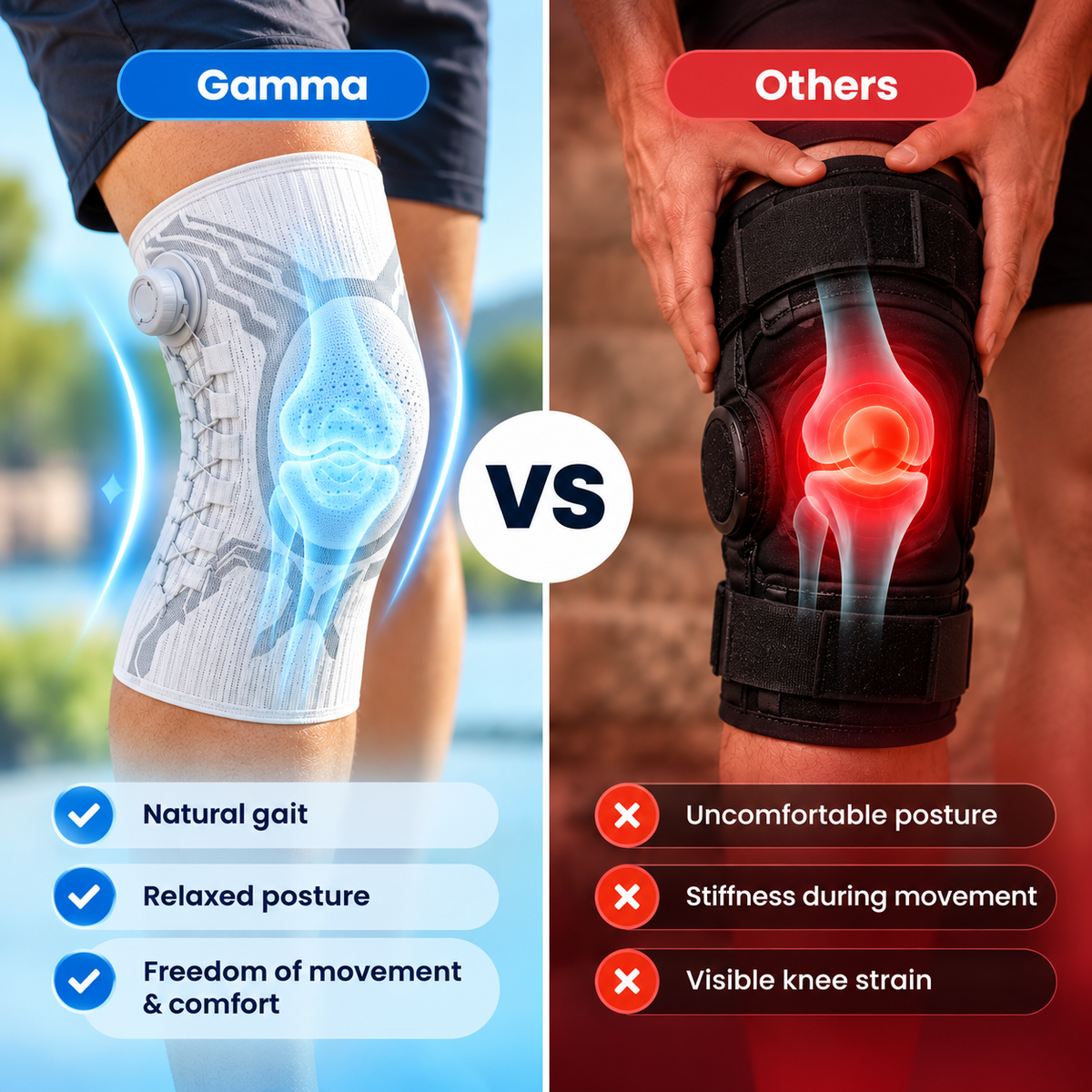 Gamma™ Adjustable Knee Support